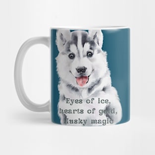 Cute Husky Puppy Sledge Dog Mug